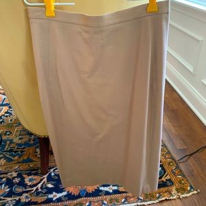 Ann Taylor pencil skirt/suiting in tan
